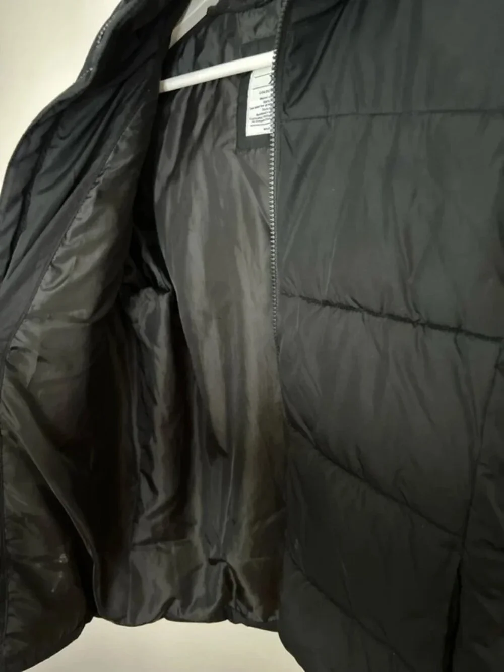 Gap Kids Warmest Jacket Puffer Black Hood Water Resistant